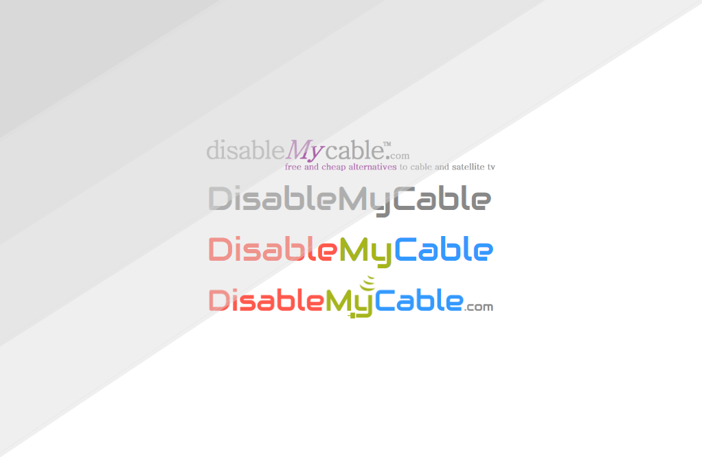 DisableMyCable logo evolution