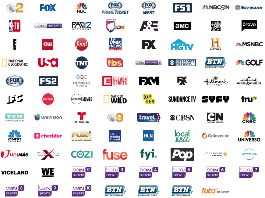 FuboTV base channels
