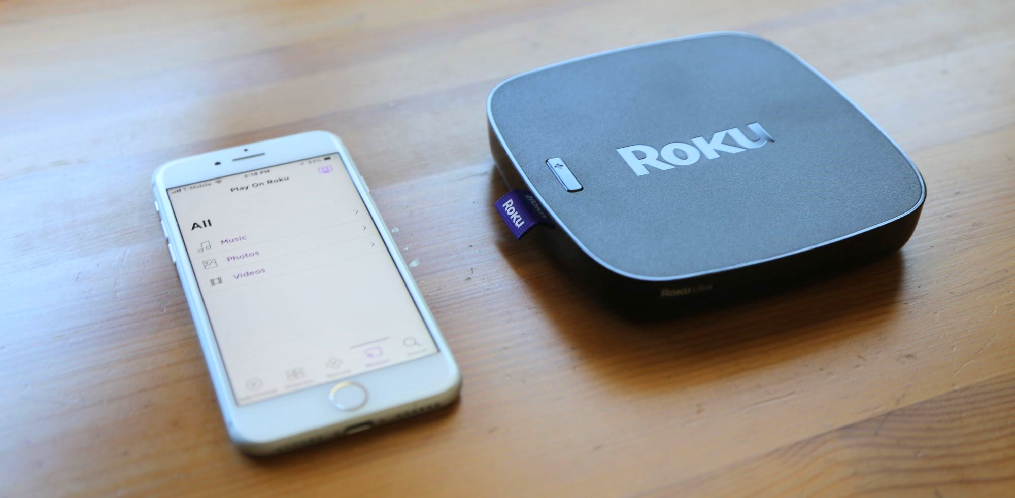 iPhone 7 and Roku Ultra