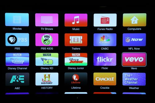 Apple TV apps screen 2
