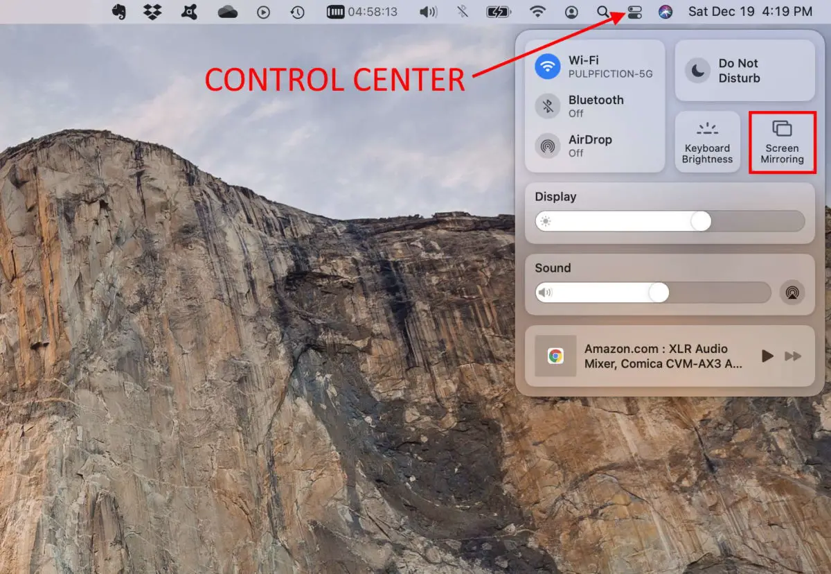 How to enable Airplay on a Mac running Big Sur or newer