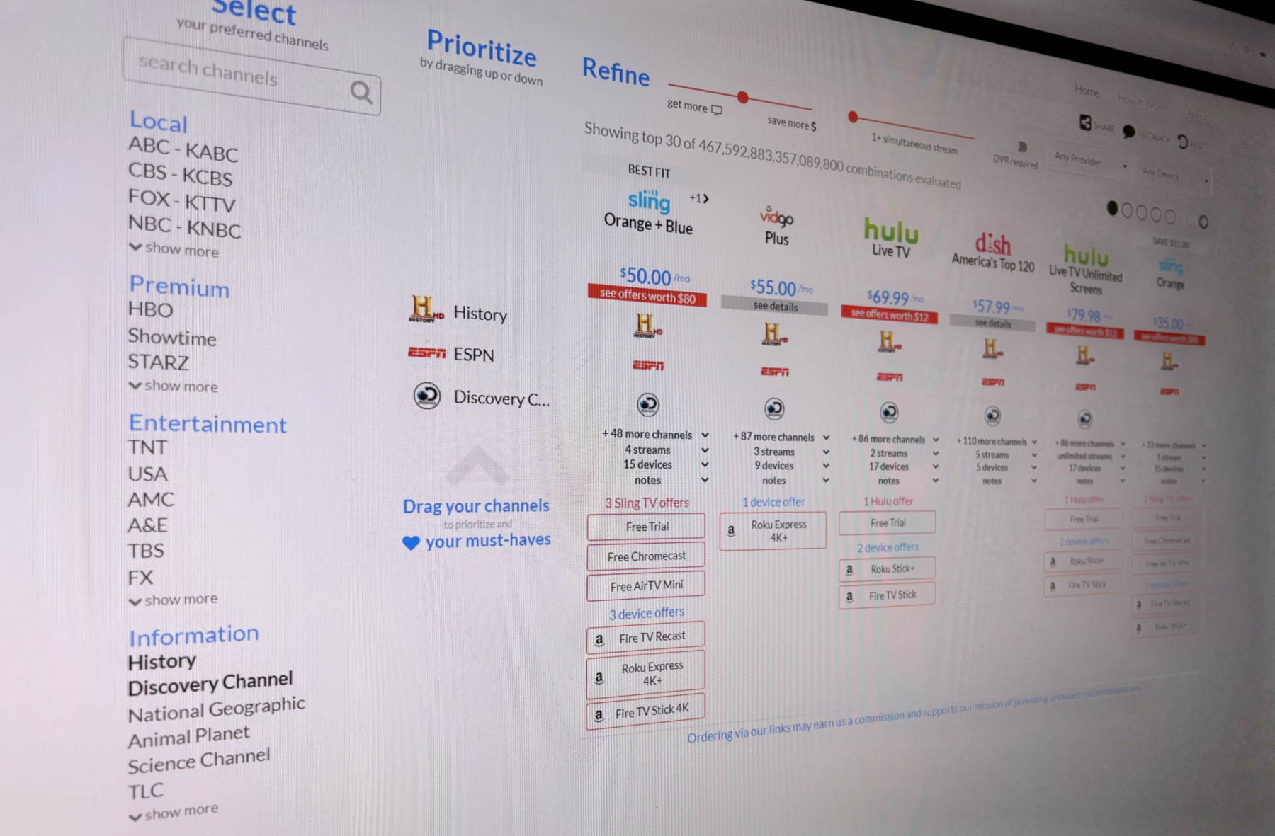 Use This Free Tool to Lower the Cost of Streaming TV