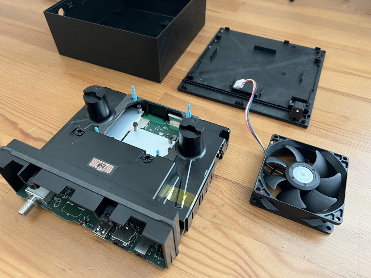 My gutted Amazon Fire TV Recast, minus hard drive