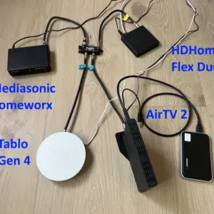 Broadcast DVR comparison test setup